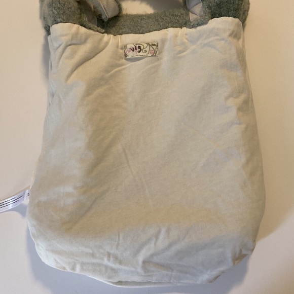 Free People Fuzzy Carry On Tote in tie dye Sage green - Picture 6 of 10